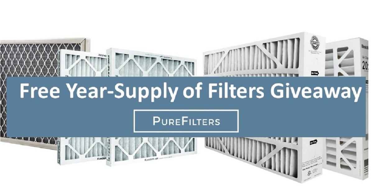 win year supply of purefilters air filters
