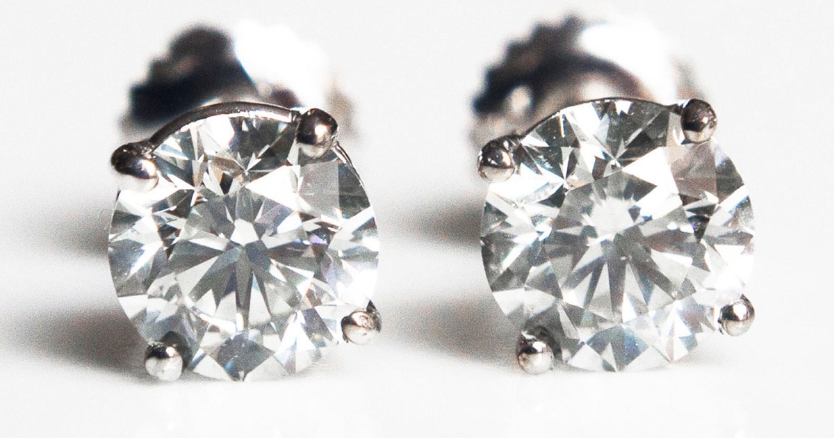 win diamond earrings