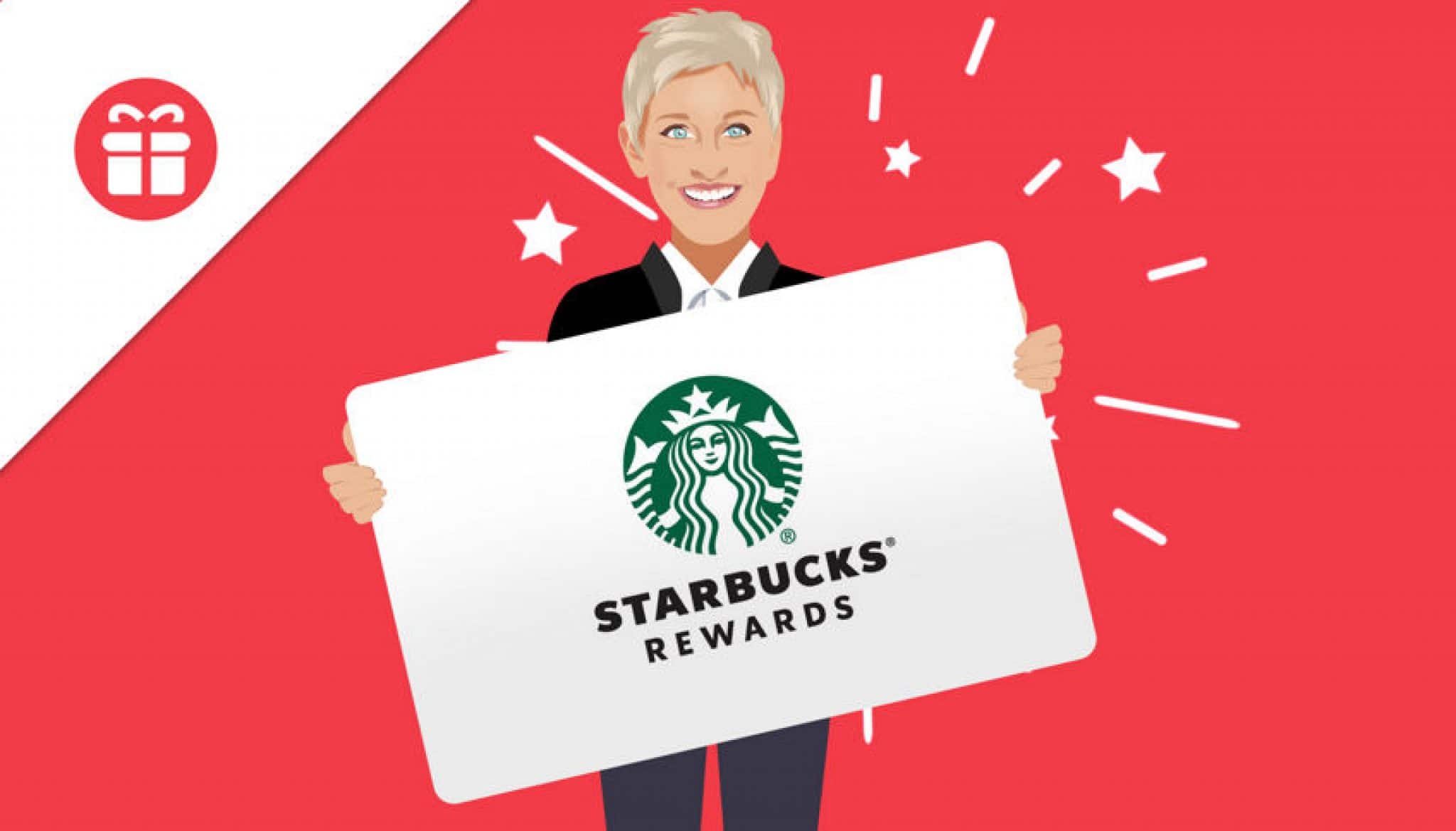 WIN a 500 Starbucks Gift Card from Ellen • Canadian Savers