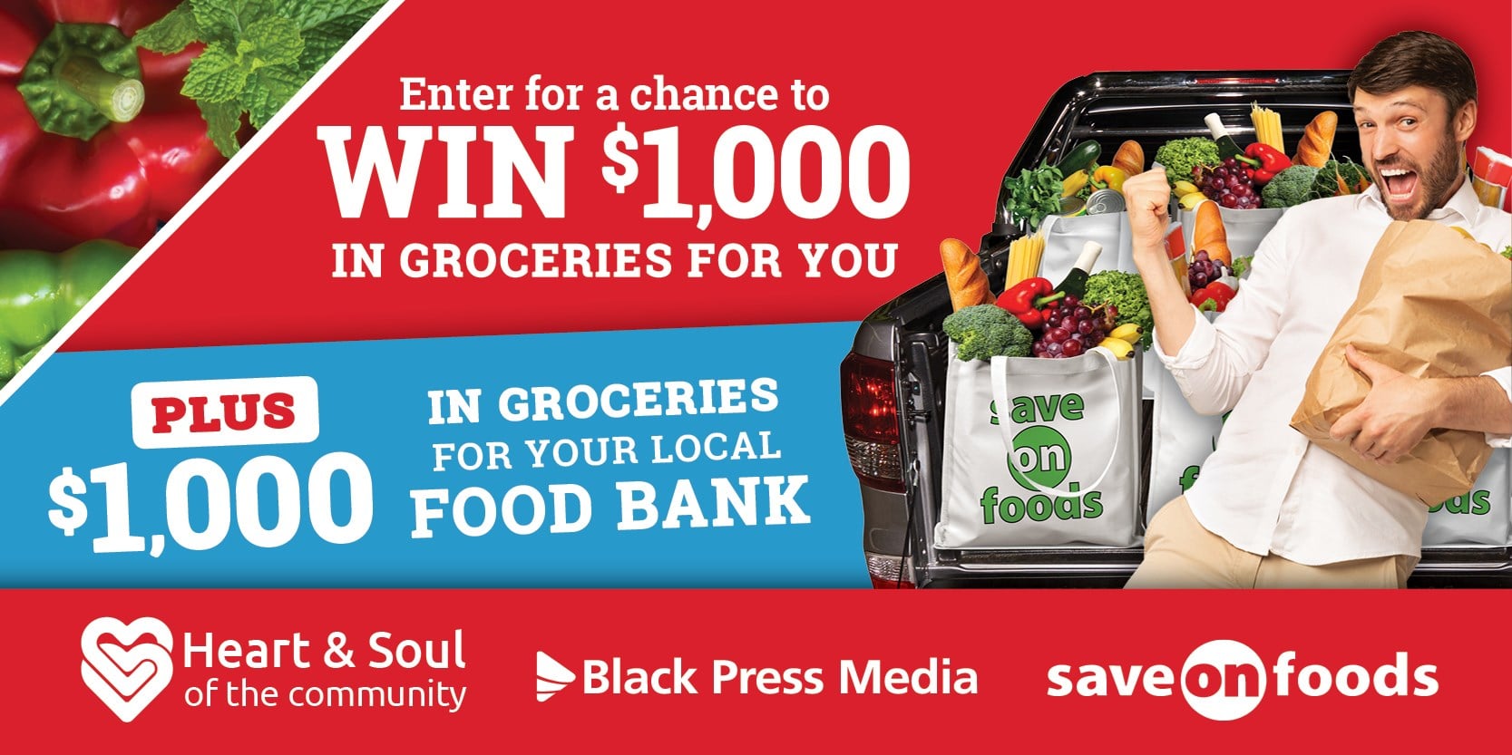 win groceries and more