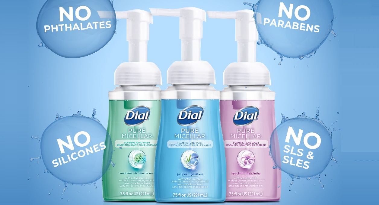 free dial foaming hand wash