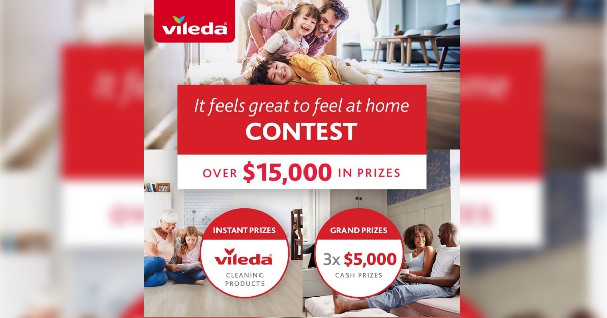 win vileda products cash contest