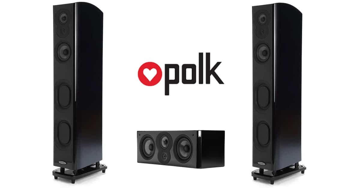 win audio polk premium speakers