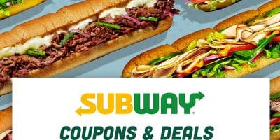 Subway Coupons Deals