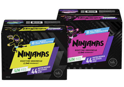 ninjamas pampers product trial