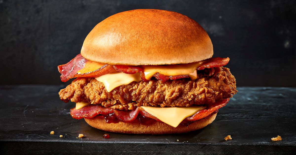 KFC Bacon Lovers Sandwich
