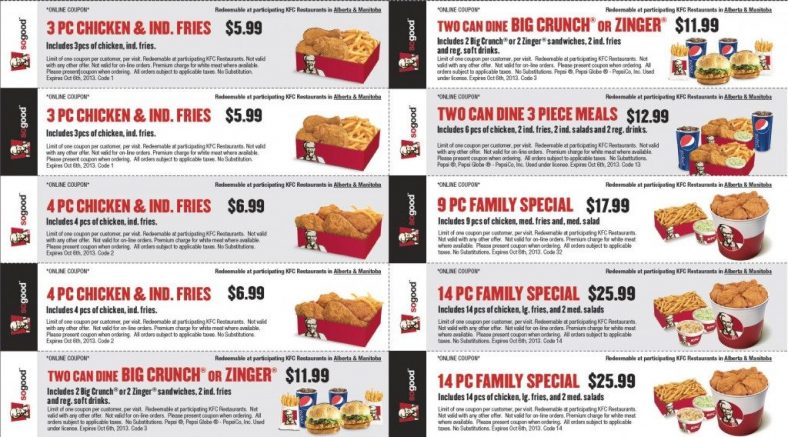 KFC Coupons & Deals Canada 🔥 December 2023