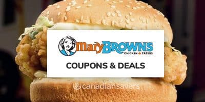 Mary Browns Coupons Canada