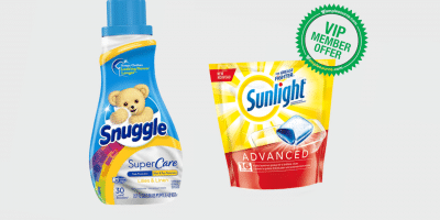 Snuggle sunlight cleaning products