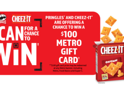 Win 1 of 50 100 Metro Gift Card from Kelloggs and Cheez it
