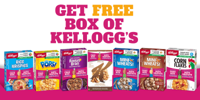 box of Kelloggs for free