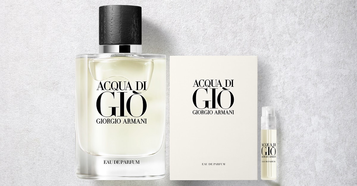 Get Your Aqua Di Gio Eau De Parfum Sample From Giorgio Armani ...