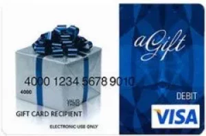 Shopping spree gift card