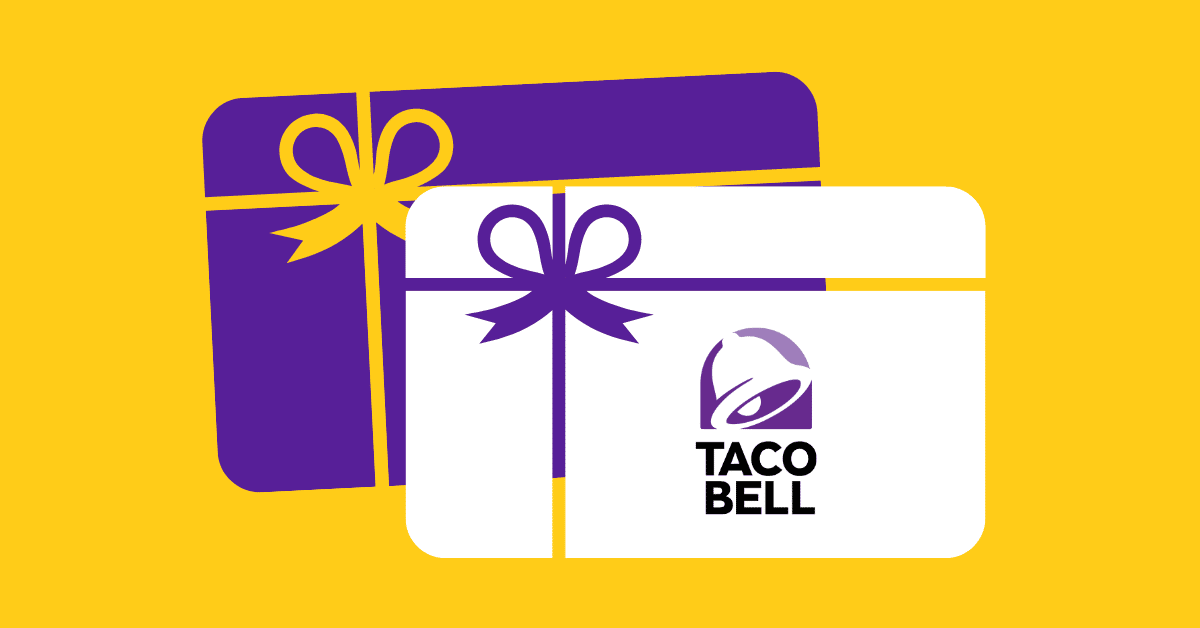 Taco bell gift cards
