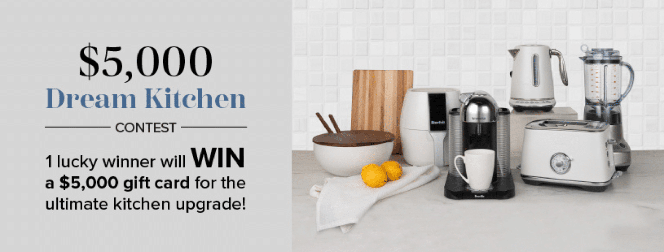Win a 5000 Dream Kitchen 1