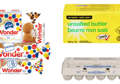 no name salted butter eggs and wonder bread