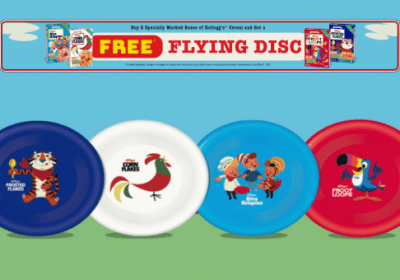 25793 Free Kelloggs Retro Flying Discs contest 1