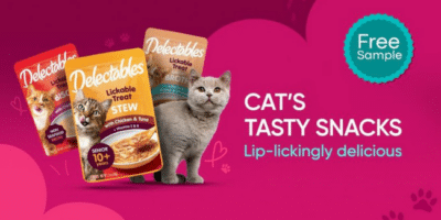 New Get 3 FREE Samples of Delectables Lickable Cat Treats