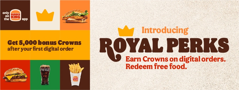 NEW Burger King Royale Perks Program