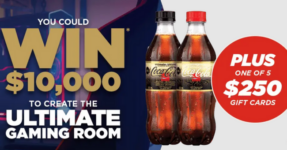 Win Free Coca Cola Beverages 10000 in Cash 250 VISA Gift Cards