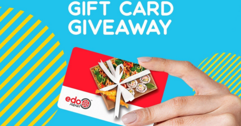 Win a 100 Edo Japan Gift Card 1
