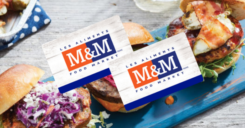 Win 1 of 2 300 MM Food Market Gift Cards