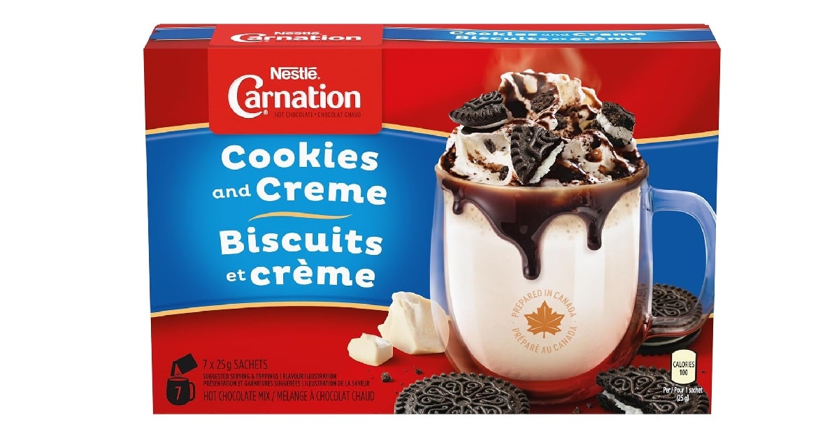 carnation cookies and creme