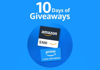 Enter try to win a 300 Amazon Gift Card 1 Year Prime Subscription