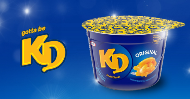 Try for Free Kraft Dinner Original Macaroni Cheese Snack Cups