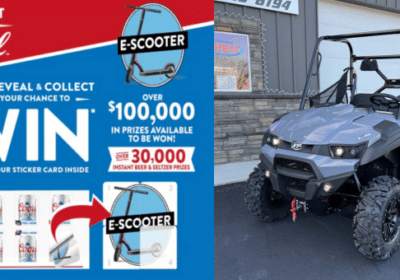 Win 4 Argo Magnum Terrain Vehicles Instant Coors Light Cans Gift Cards more