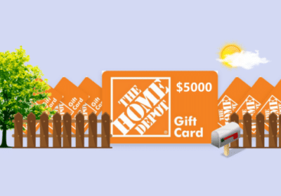 Win a 5000 or 600 in Weekly Home Depot Gift Cards