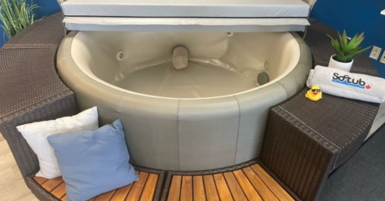 Win a 8000 Backyard Relaxation Package from Softub Canada