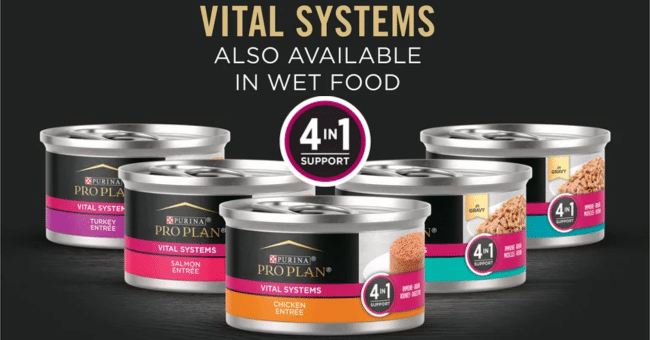 Free Samples of Purina Pro Plan Vital Systems Wet Cat Food to try 1