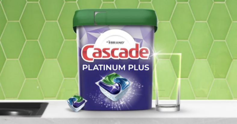 PG Free samples of Cascade Platinium Plus Dishwasher Tabs