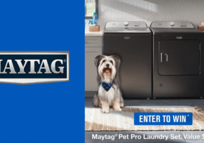 Win a 199998 Maytag Pet Pro Laundry Pair