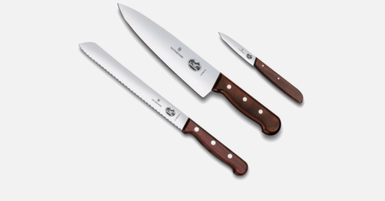 Win a 210 Set of 3 Premium Wood Knives