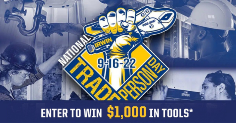 Win a 1000 worth of IRWIN Tools