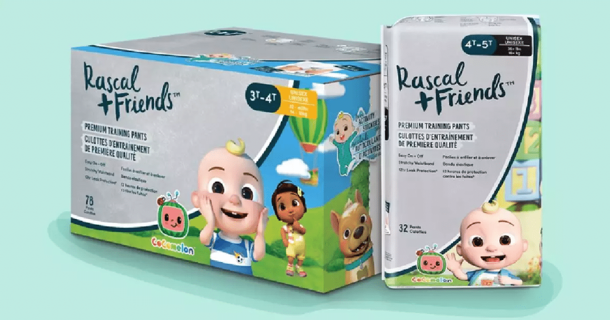 FREE Samples Of Rascal + Friends CoComelon Training Pants