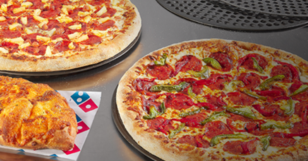 Dominos large feast pizzas