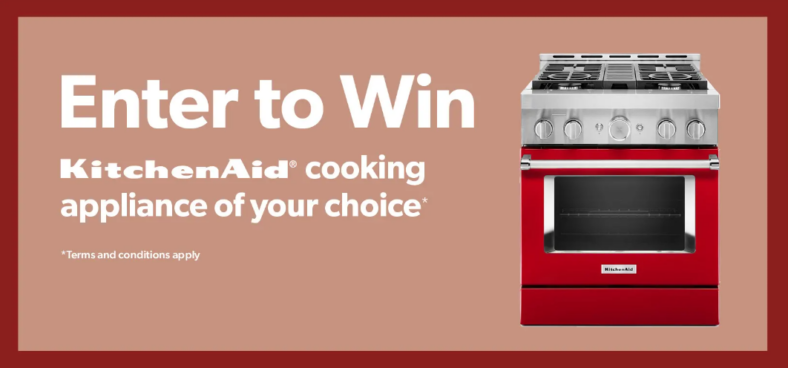win kitchenaid appliances