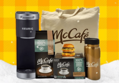 Win 1 of 3 McCafe Gift Baskets 230 value each